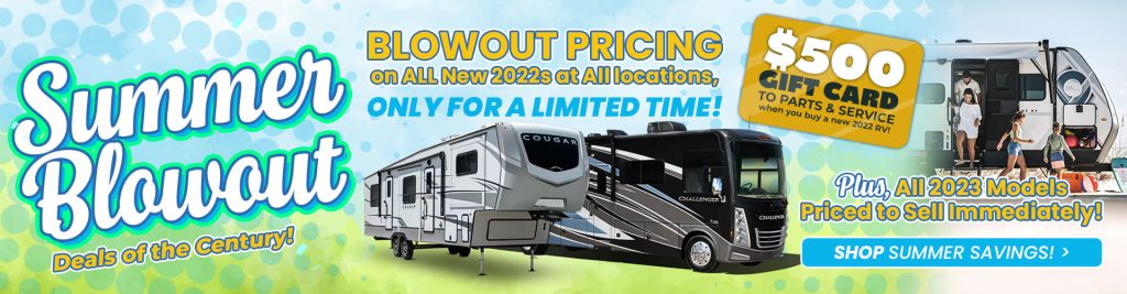 Summer Blowout RV Sale